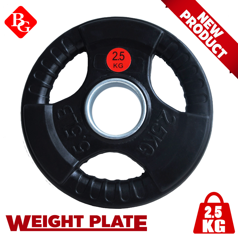 Mô tả BG Tạ miếng  (ø: 50mm) 3 lỗ cao cấp bọc cao su non Thái Lan - 1