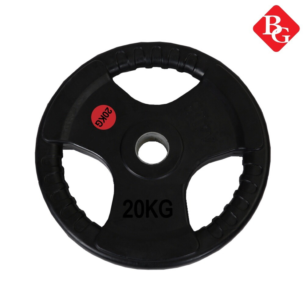 Mô tả BG Tạ miếng  (ø: 50mm) 3 lỗ cao cấp bọc cao su non Thái Lan - 5