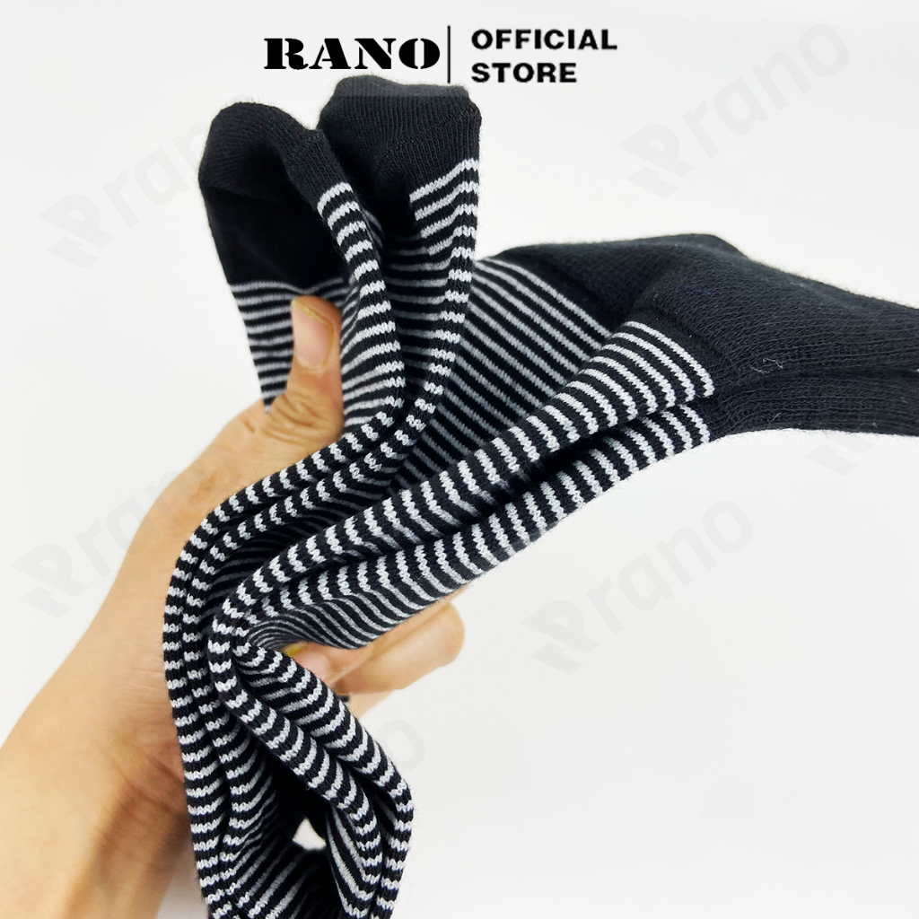 Mô tả Hộp 5 đôi tất nam công sở cổ cao dài 26cm vớ nam đi giày tây họa tiết RANO sợi cotton cao cấp cao cấp mềm mại thoáng mát - 7