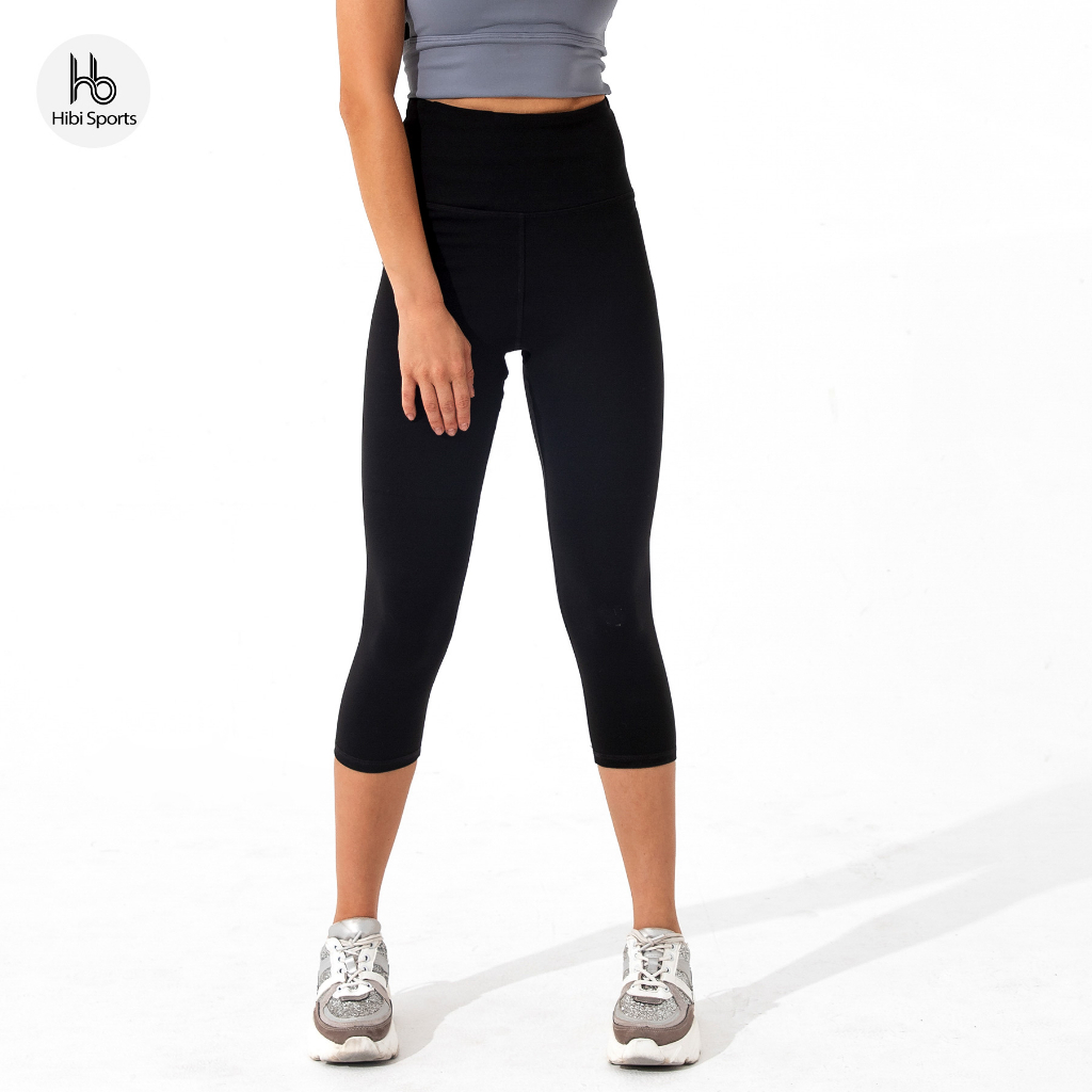 Mô tả Quần tập Yoga - Gym lửng trơn Hibi Sports Lưng cao QL403 - 1