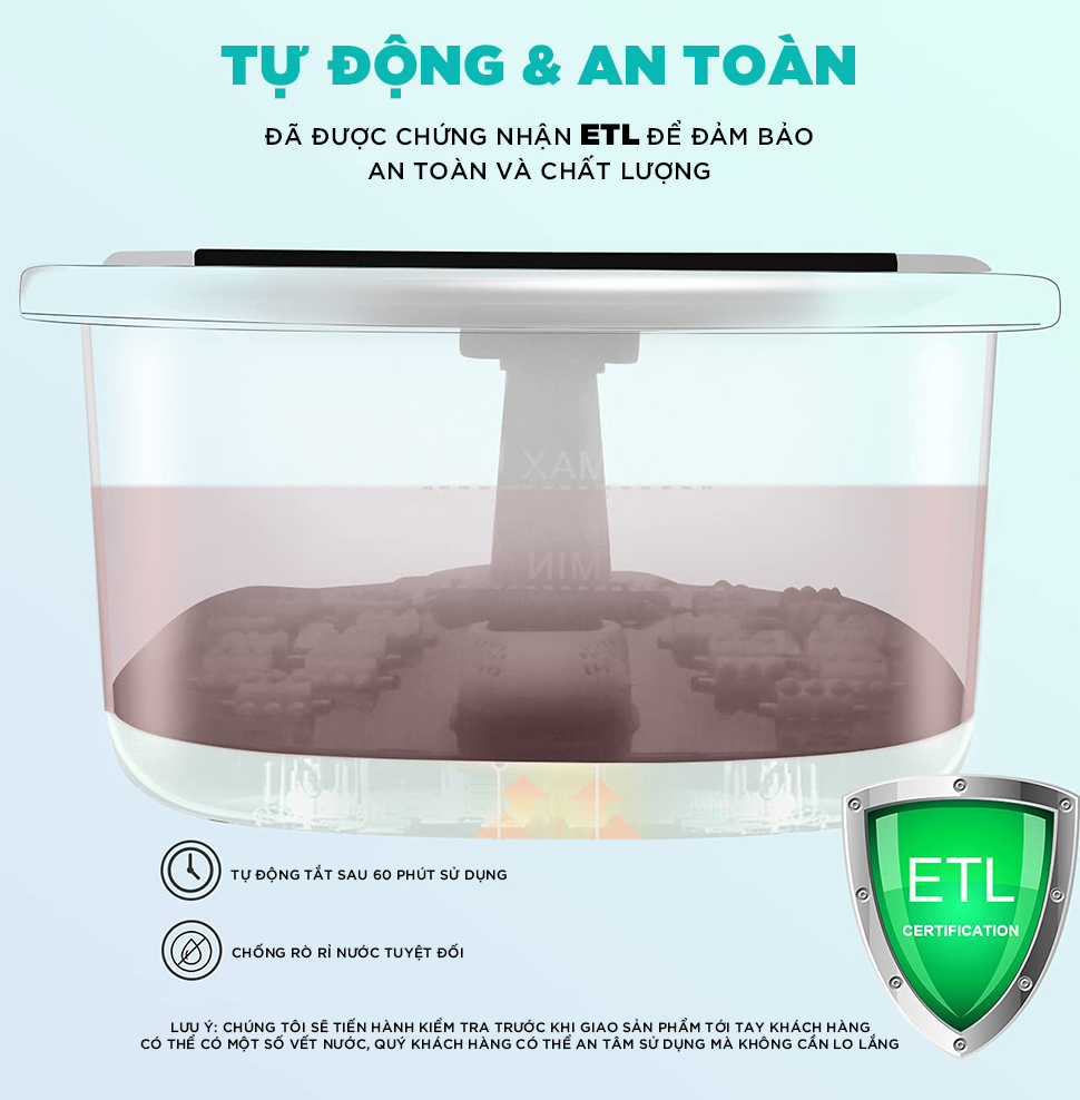 Mô tả Bồn Ngâm Chân Massage Cao Cấp KINGTECH BM-400, 22 Con Lăn Kết Hợp Ngâm Nước Nóng, Đèn Hồng Ngoại, Sục Khí Thư Giãn - 4