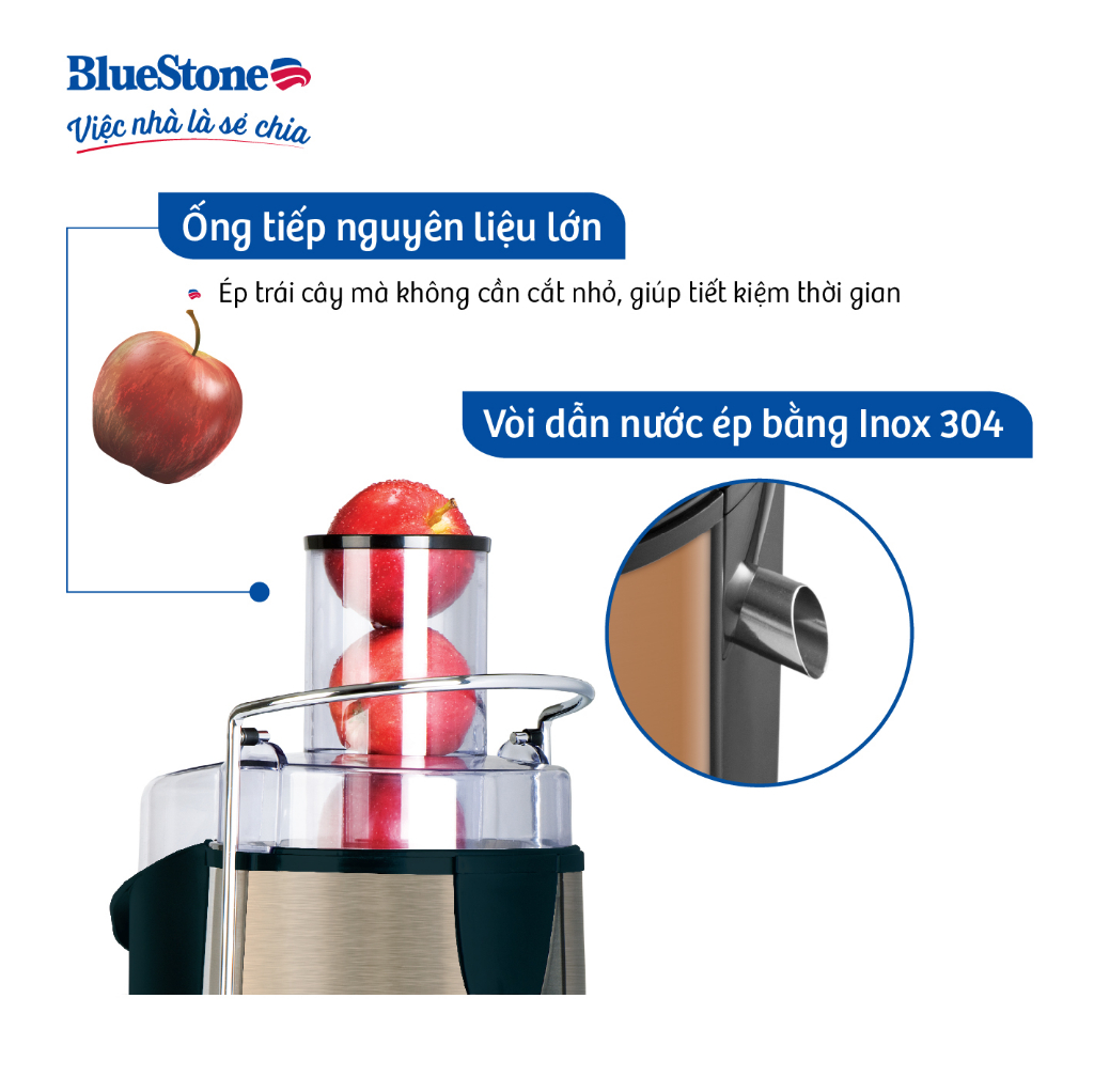 Mô tả Máy Ép Trái Cây BlueStone JEB-6545 (850W) - Bảo hành 24 tháng - Hàng Chính Hãng - 3
