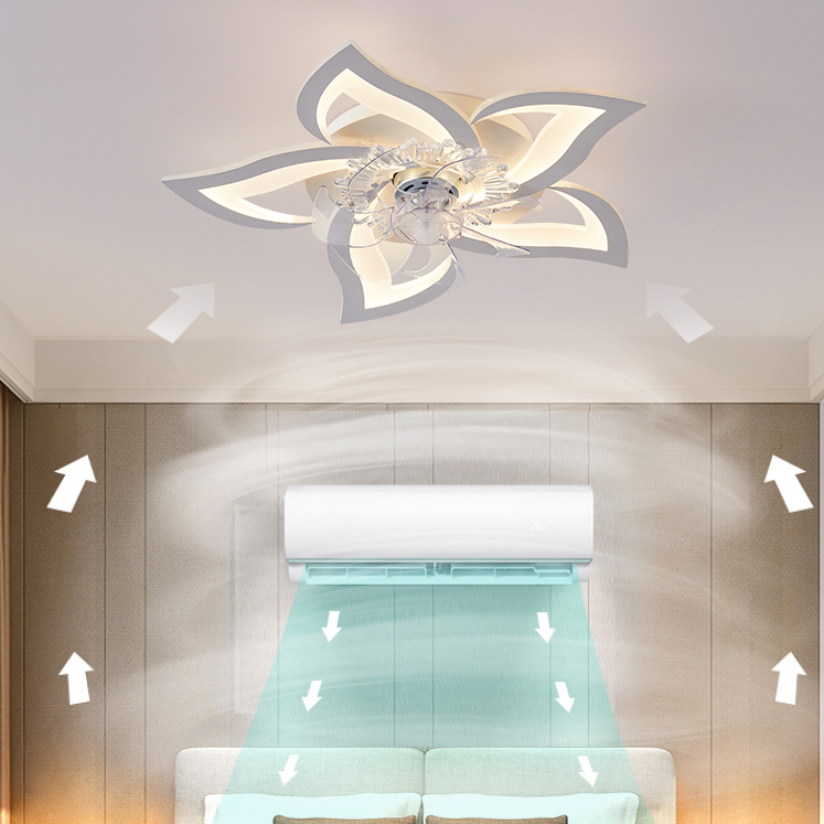 Quạt đảo trần SuperVilighting D600 tính năng đèn led và điều khiển