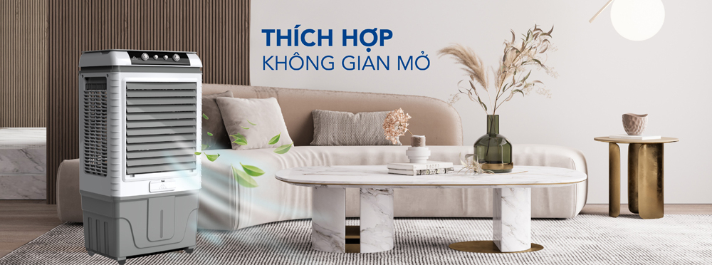 Mô tả - Máy làm mát không khí Hòa Phát HPCF1-022/HPCF1-026NB (dùng cho phòng 25m² -30m²)-Bảo hành 18 tháng - 1