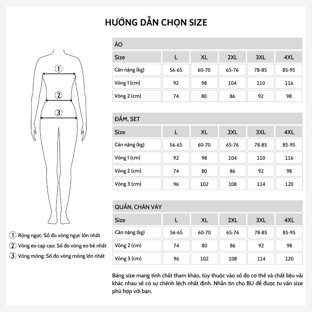 Mô tả Áo phông trơn bo cổ BIGSIZE (55kg đến 95kg) - 23YAP11 - [BU Bigsize Young] - 6