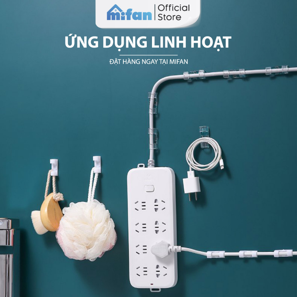 Miếng Silicone Kẹp Giữ Dây Cáp MIFAN