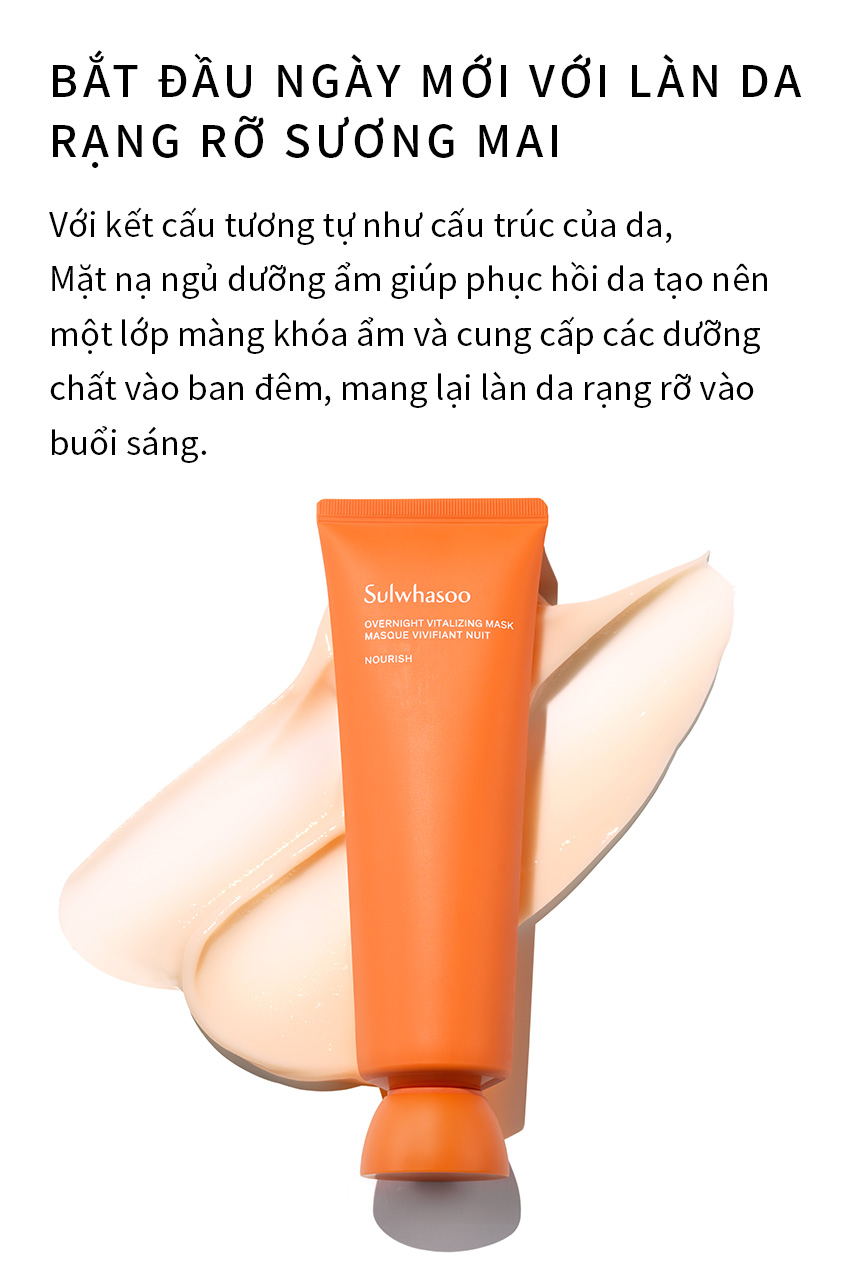 Mô tả Mặt Nạ Ngủ Dưỡng Ẩm Sulwhasoo Overnight Vitalizing Mask 120ml - 2