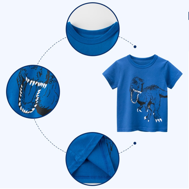 Mô tả Bộ quần áo bé trai cộc tay mùa hè hàn quốc thời trang cho trẻ em 2 đến 8 tuổi SKIDS - 3