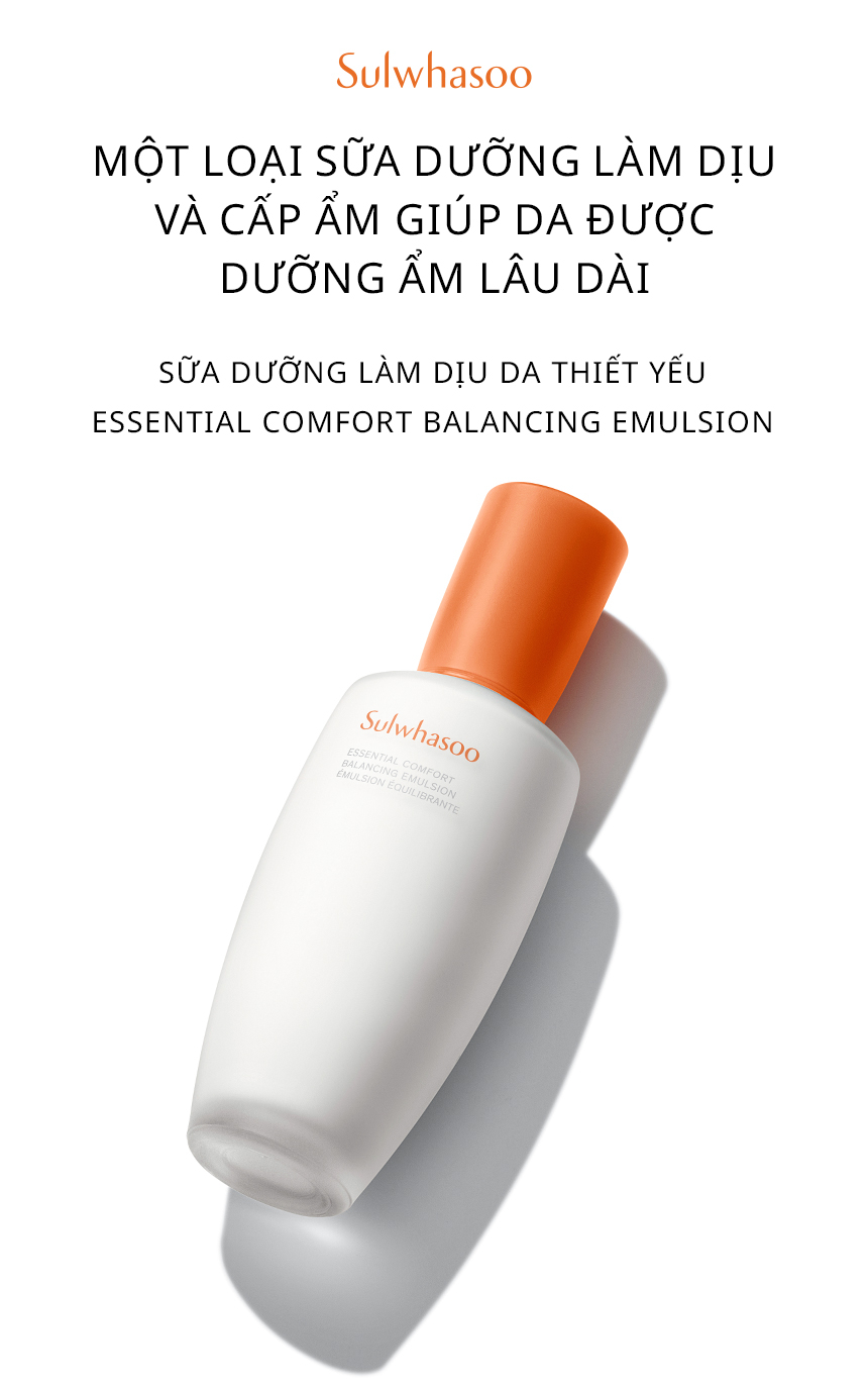 Mô tả Sữa Dưỡng Da Sulwhasoo Essential Comfort Balancing Emulsion 125ml Dưỡng Ẩm Sâu - 2