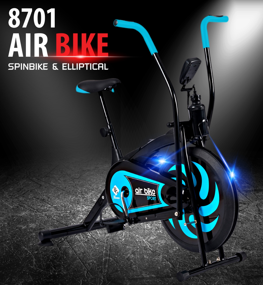 Mô tả B&G Xe đạp tập thể dục thể thao tại chỗ kết hợp tay chân 8701 BLUE - 1