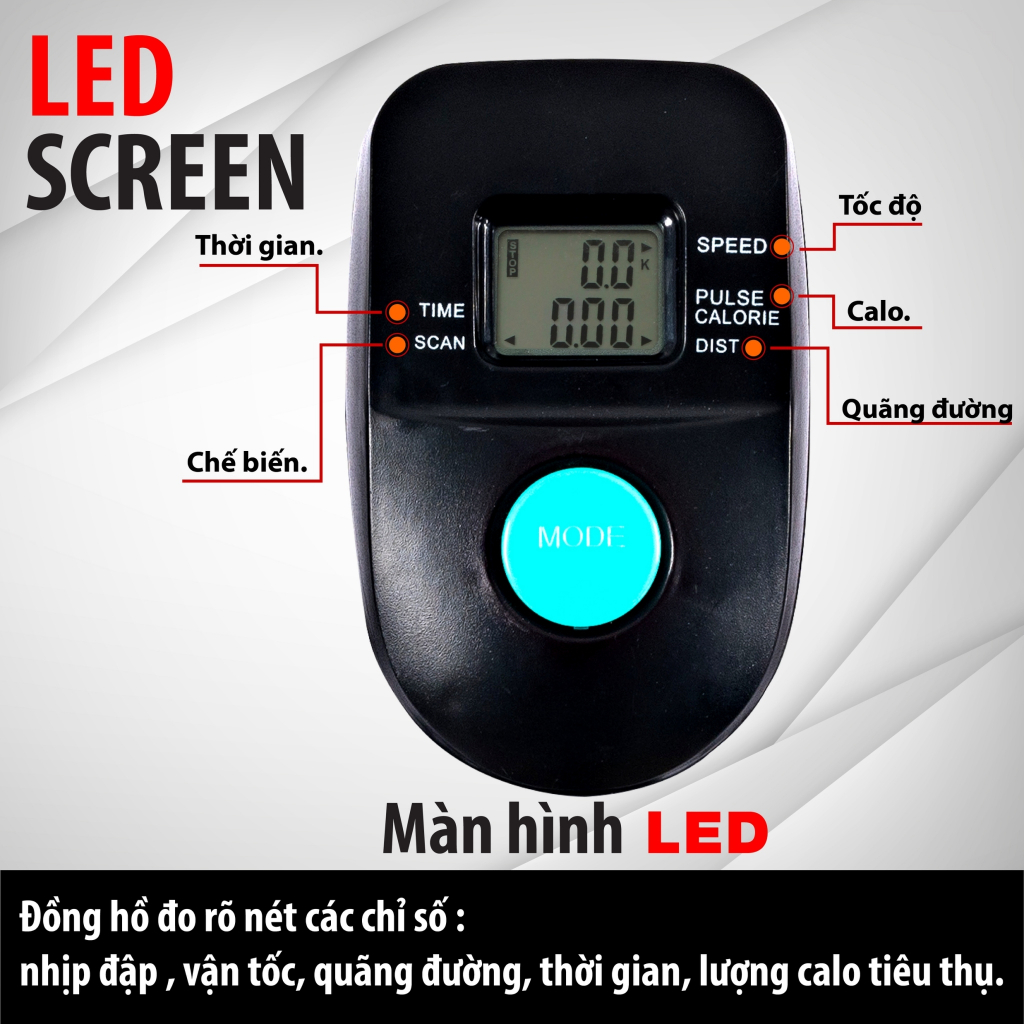 Mô tả BG Xe đạp tập thể dục thể thao kết hợp tay chân mẫu 8701-xanh lam thiết kế mới - 5