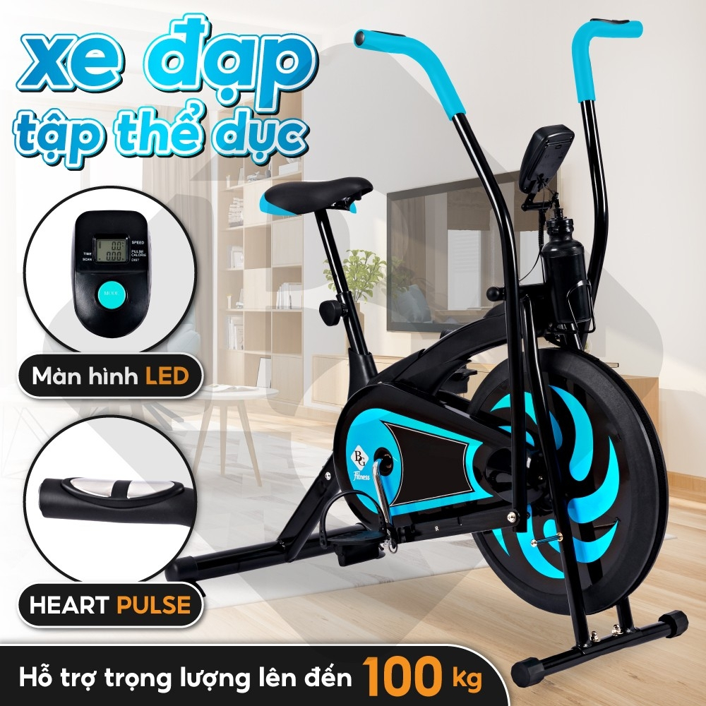 Mô tả B&G Xe đạp tập thể dục kết hợp tay chân mẫu 8701 Blue - 8