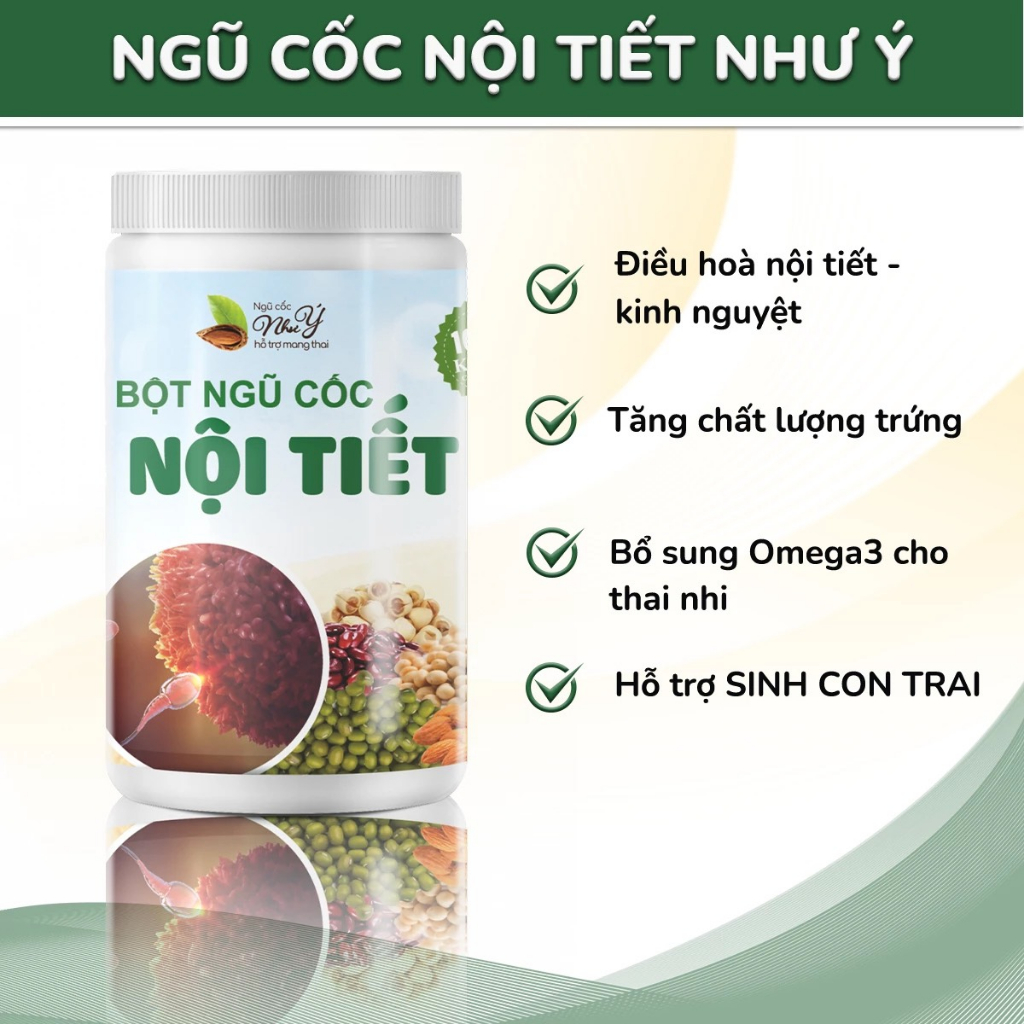 4. So Sánh Ngũ Cốc Nội Tiết Với Các Loại Ngũ Cốc Khác