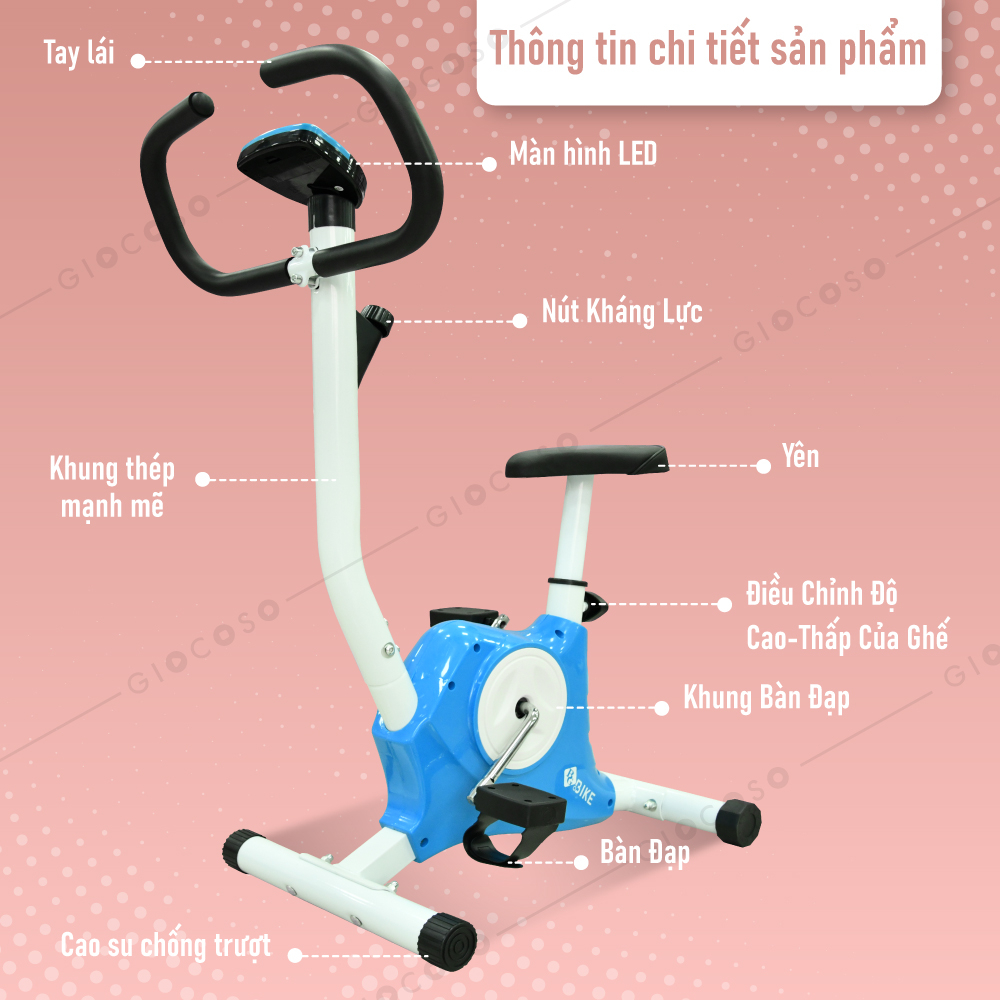 Mô tả BG Xe đạp tập thể dục tại nhà mẫu YS02 - 1