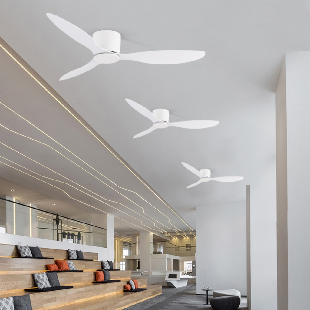 Quạt trần đèn LED phù hợp phòng khách chung cư
