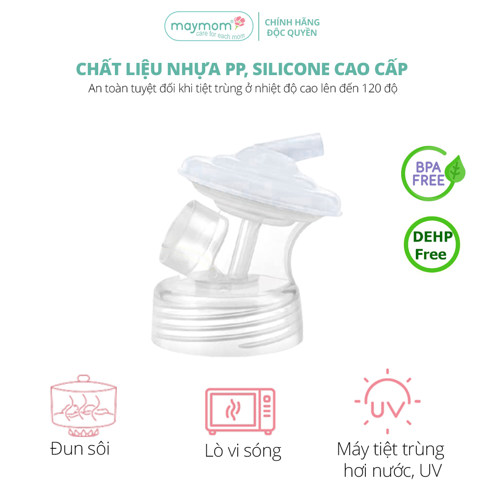 Mô tả Cổ Nối Máy Hút Sữa Cổ Rộng 3 Chi Tiết Thương Hiệu Maymom, Tương Thích Máy Spectra, Avent, Fazt, Rozabi - 10