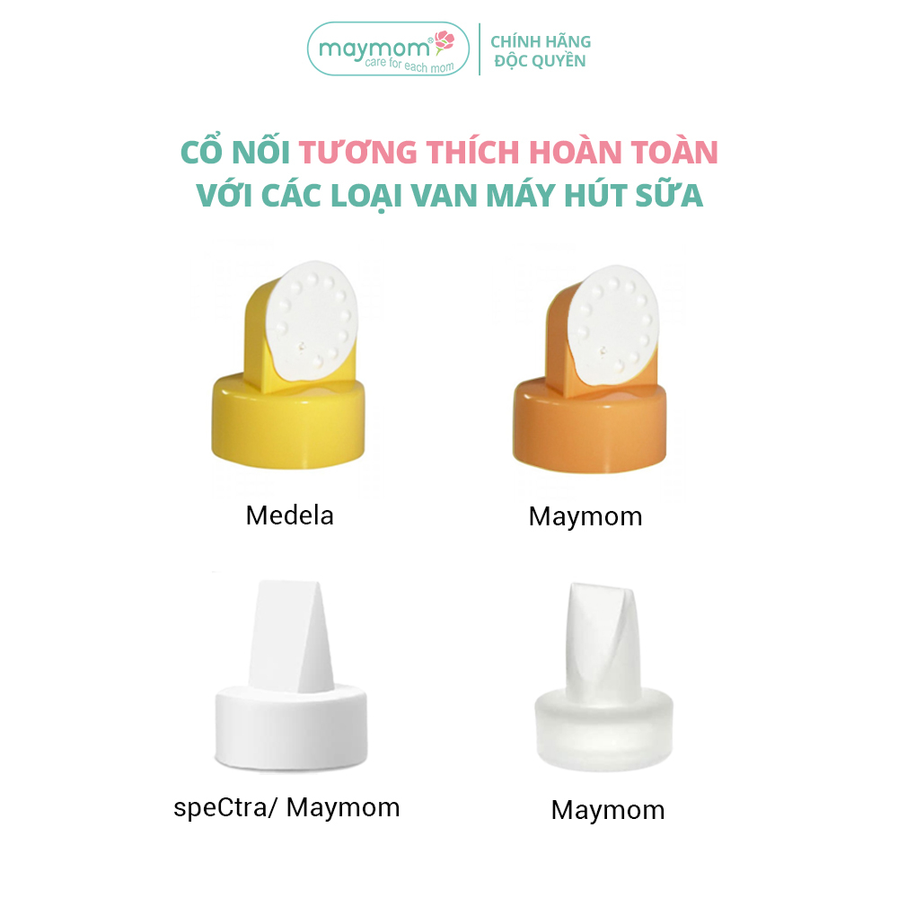 Mô tả Cổ Nối Máy Hút Sữa Cổ Rộng 3 Chi Tiết Thương Hiệu Maymom, Tương Thích Máy Spectra, Avent, Fazt, Rozabi - 7