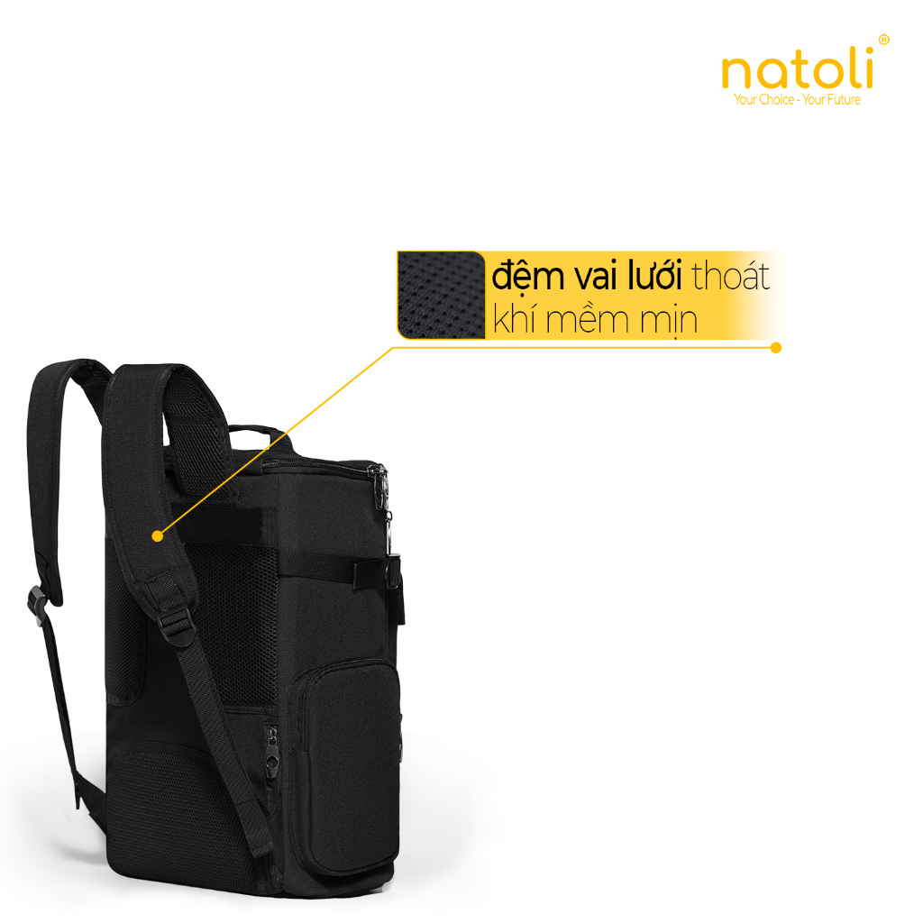 Ngăn laptop balo NATOLI B9