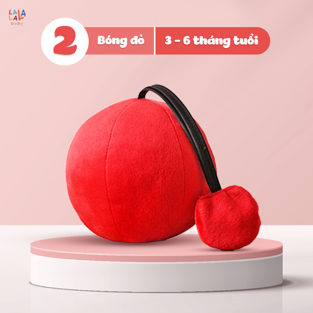 Mô tả Đồ Chơi Bóng Vải Xúc Xắc Vui Nhộn Kích Thích Thị Giác Cho Trẻ Sơ Sinh Look, Look! Ball - Lalala Baby - 7