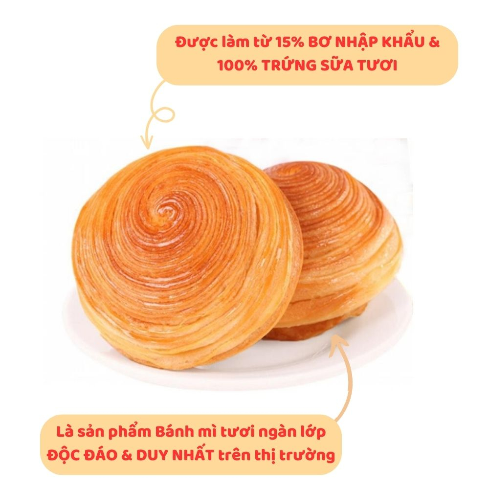 Mô tả Bánh mì hoa cúc ngàn lớp Festa Richy - HSD 30 ngày kể từ NSX - 2