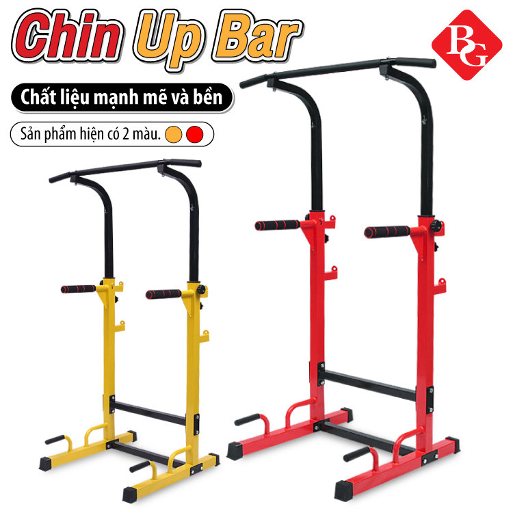 Mô tả BG Bộ xà đơn xà kép cao cấp đa năng CHINNING DIPPING YELLOW - 6