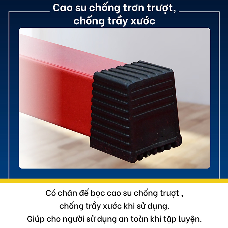 Mô tả BG Bộ xà đơn xà kép cao cấp đa năng CHINNING DIPPING YELLOW - 3