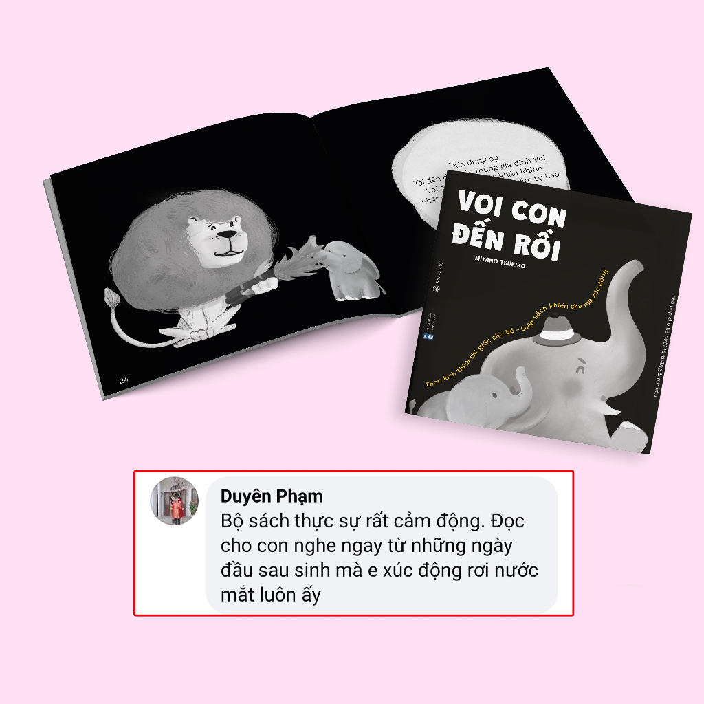 Mô tả Sách Ehon - Cảm Ơn Con [Bộ 3 Cuốn] - 1
