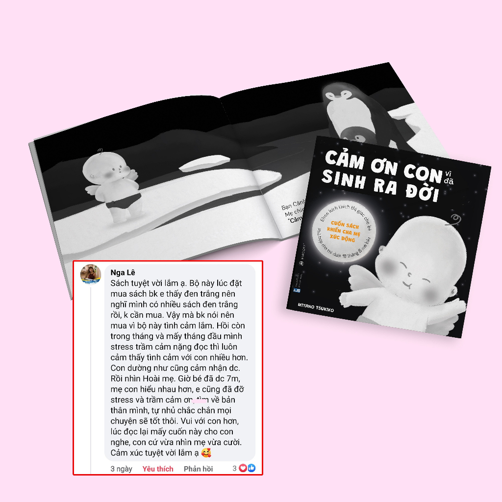 Mô tả Sách Ehon - Cảm Ơn Con [Bộ 3 Cuốn] - 2