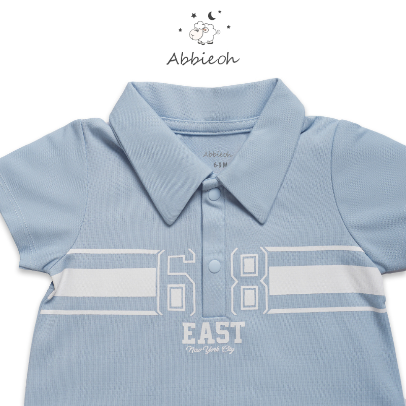 Mô tả Bộ bodysuit cộc tay cotton ABBIEOH hình con vật và xe cho bé 6-12M BD503 BD502 BD533 BD766 - 2