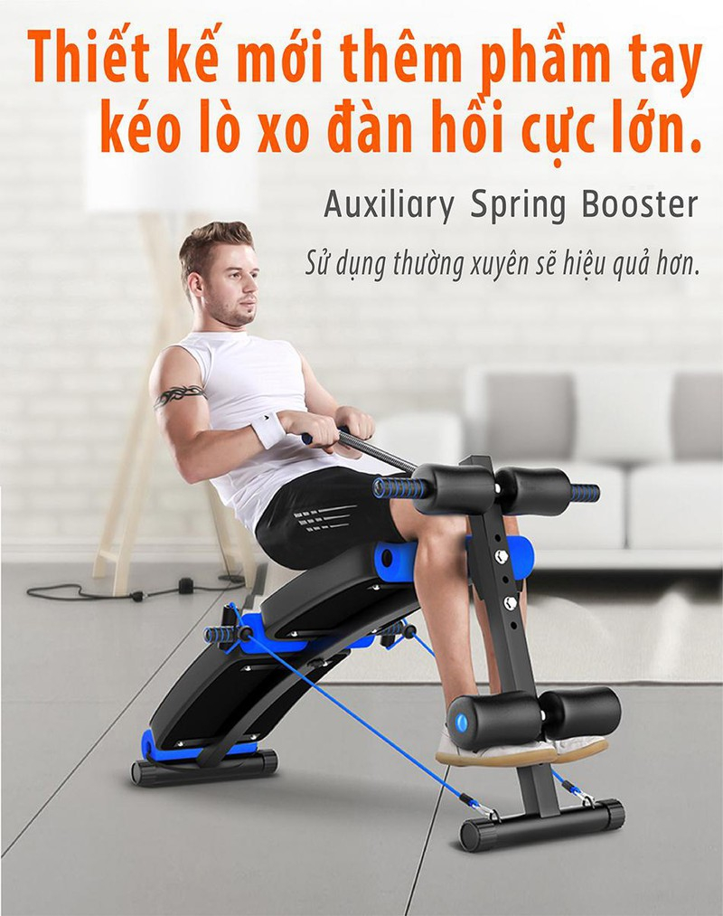 Mô tả BG- Ghế tập bụng đa chức năng Thiết bị tập thể dục tại nhà,có thể gấp gọn dùng tại nhà ghế băng - 2
