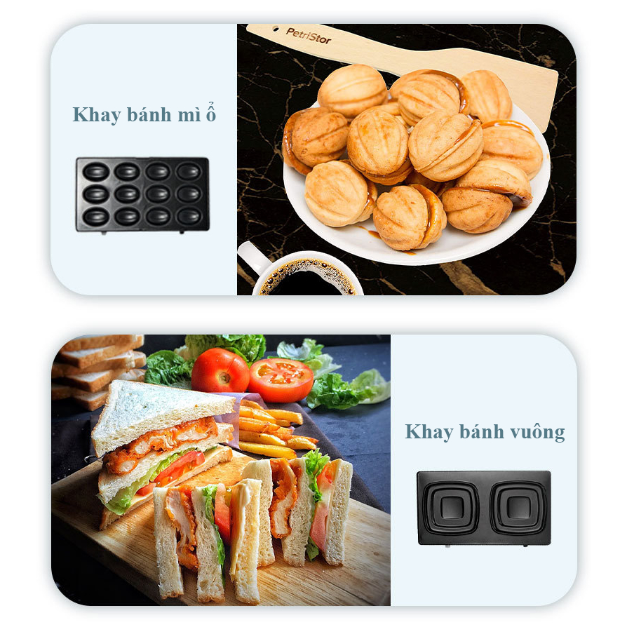 Mô tả Máy kẹp, nướng, làm bánh mì, bánh ngọt 8 khay đa năng 800W SOKANY SK-BBQ-140 hàng cao cấp [BẢO HÀNH 12 THÁNG] - 6