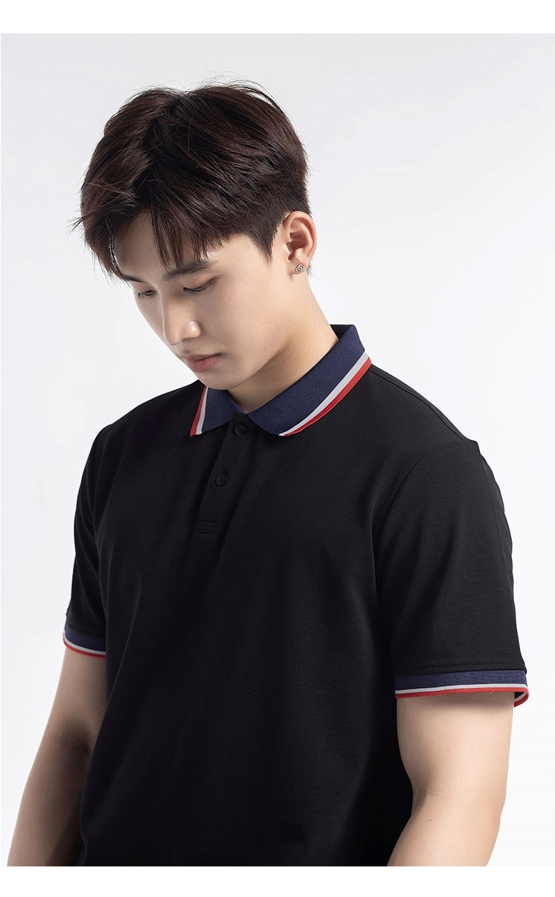 Mô tả Áo Polo Nam Đơn Giản Thời Trang Màu Trắng Đen Thương Hiệu Y2010 The Style Of No Style 21849 |YaMe| - 4