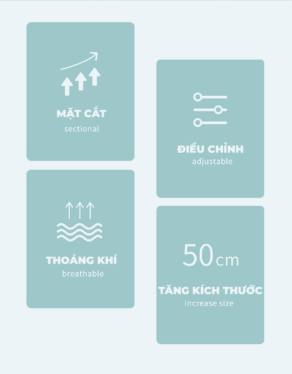 Mô tả Gối cao su non 1989KIDS SHOP cho bé từ 1 đến 12 tuổi 2 lõi tùy chỉnh độ cao mềm mại chống lệch xương cổ, mỏi vai gáy - 2
