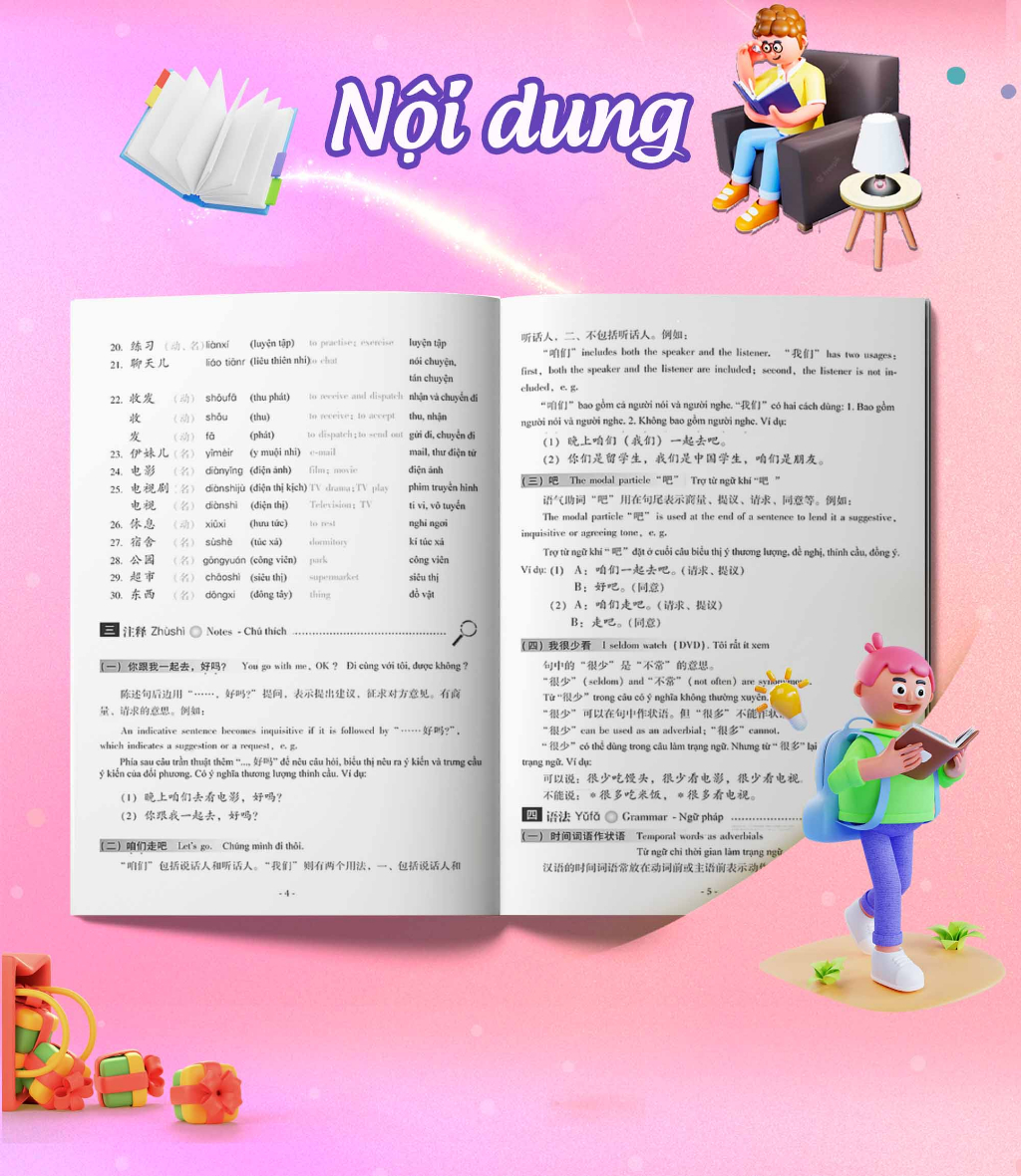 Mô tả Sách - Combo Giáo Trình Hán Ngữ 6 quyển Tặng bút bay mực - 2