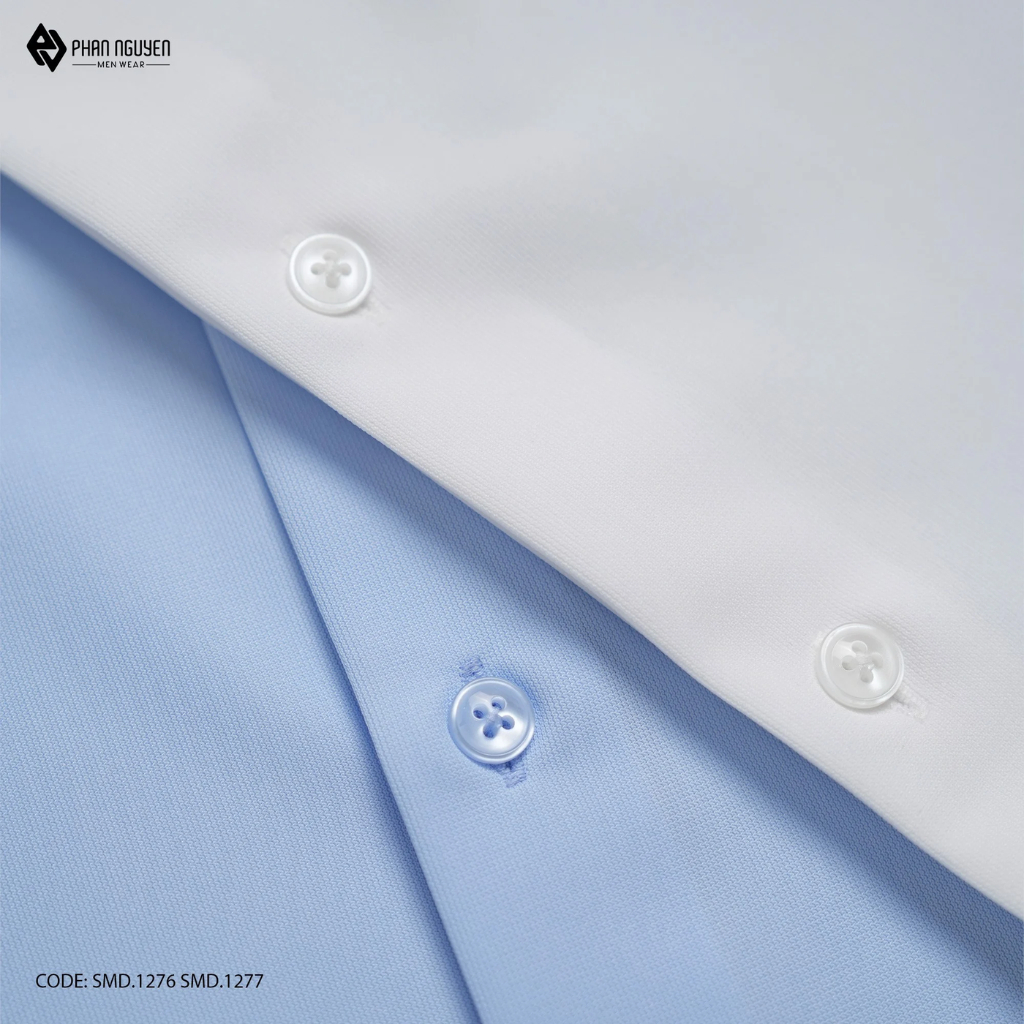 Chi tiết chất liệu áo sơ mi Microfiber