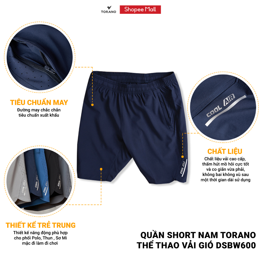 Chi tiết quần short TORANO