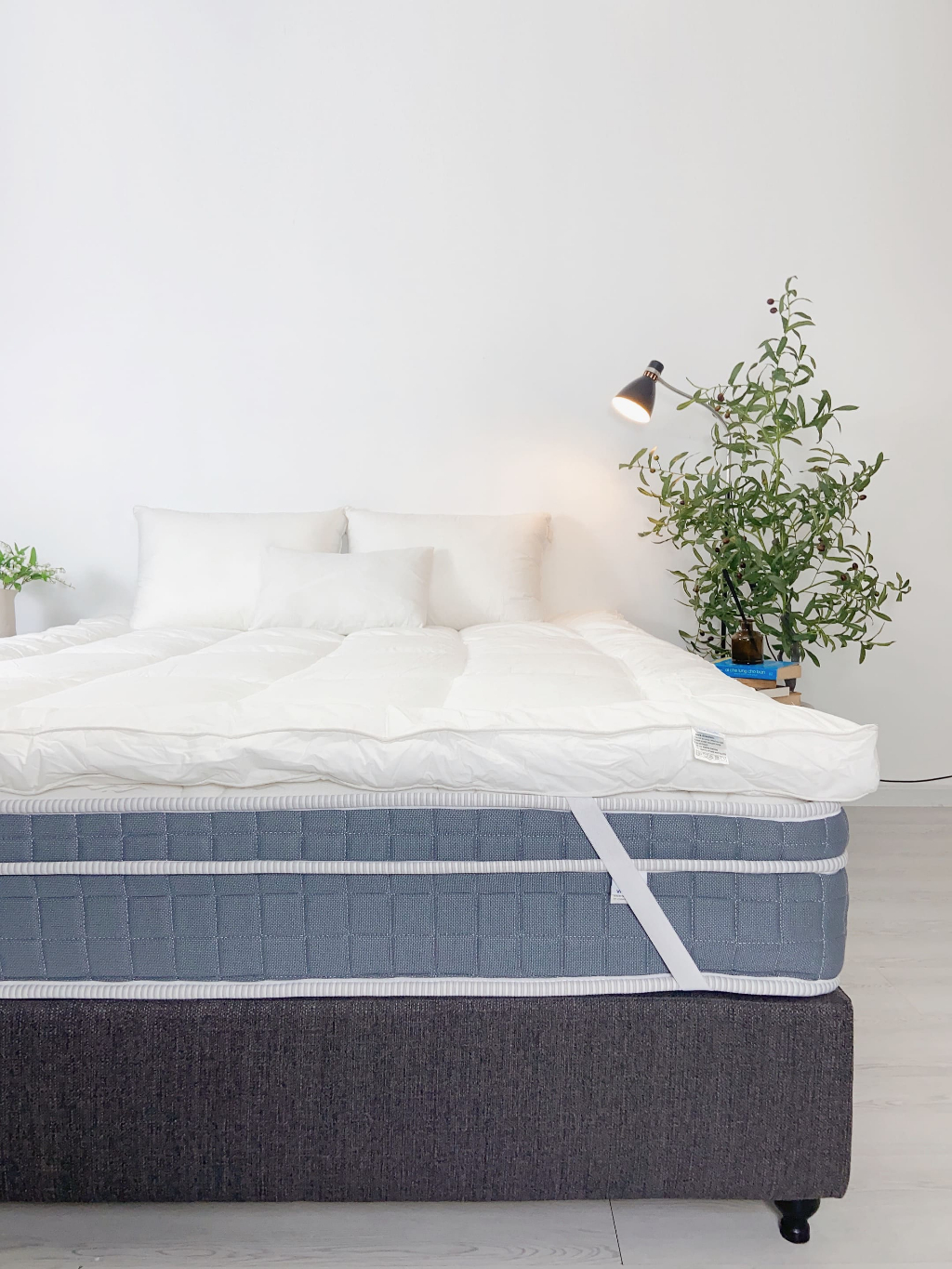 Mô tả Topper Changmi Bedding lông vũ nhân tạo Microfiber Hàn Quốc chuẩn khách sạn 5 sao, tăng độ êm cho nệm - 2
