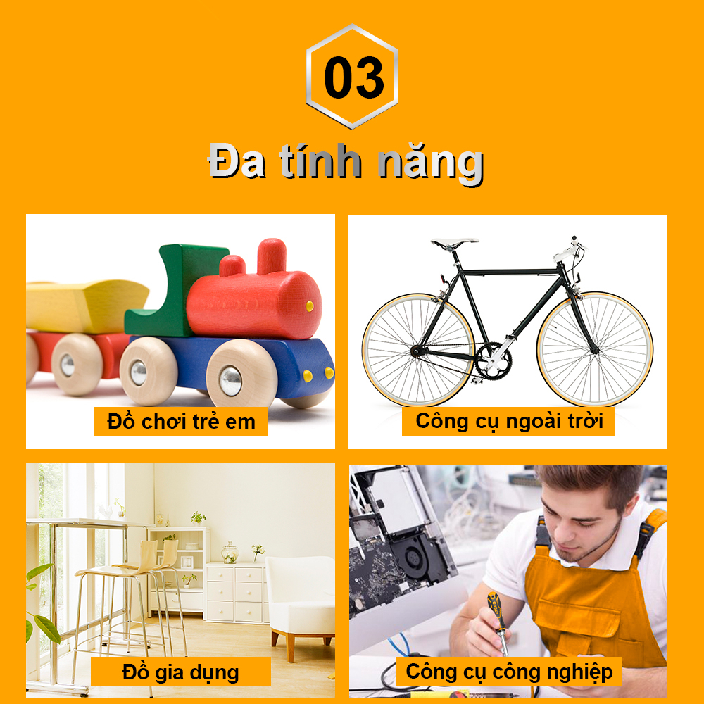 Mô tả Bộ tua vít khóa tự động 7 đầu INGCO AKISD0808 - 3