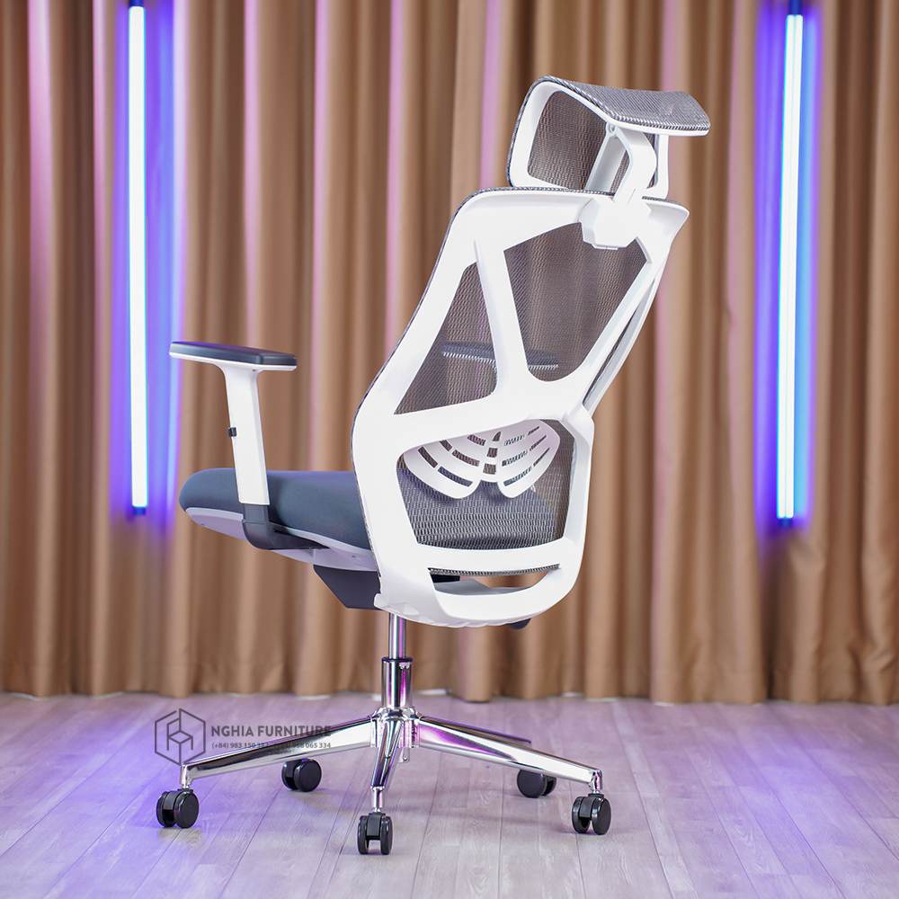 Mô tả Ghế công thái học Nghia Furniture Ergonomic Spider 01 bảo vệ cột sống hiệu quả - 5
