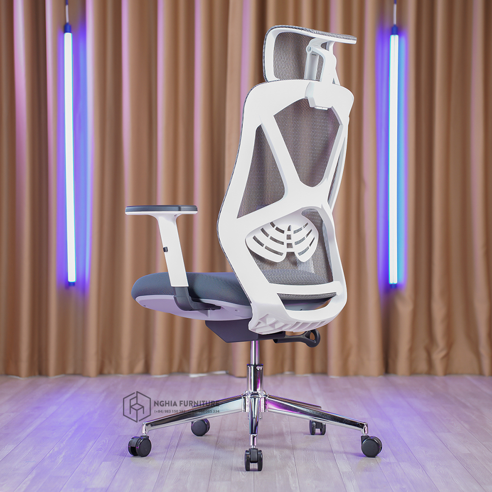 Mô tả Ghế công thái học Nghia Furniture Ergonomic Spider 01 bảo vệ cột sống hiệu quả - 9