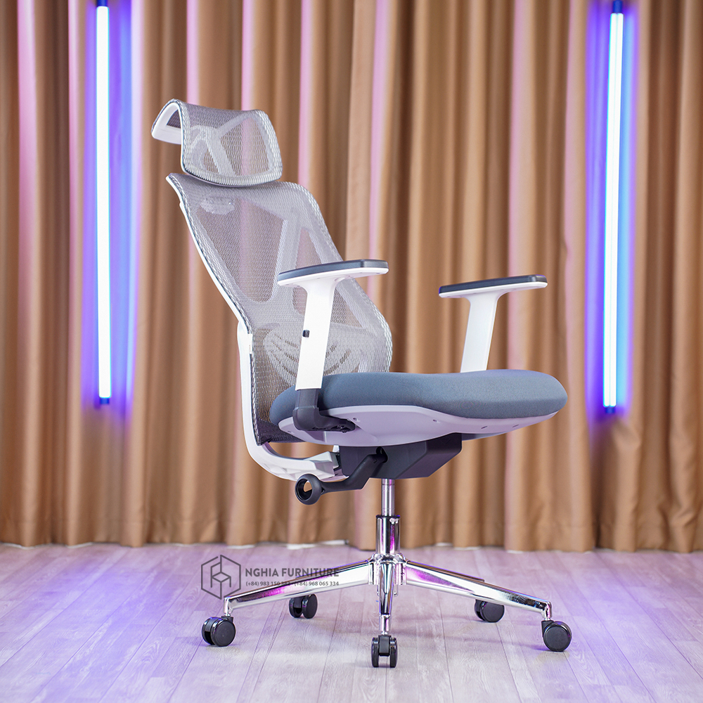 Mô tả Ghế công thái học Nghia Furniture Ergonomic Spider 01 bảo vệ cột sống hiệu quả - 12