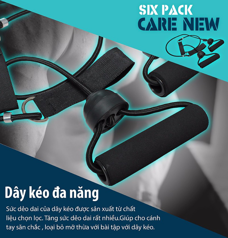 Mô tả BG- Máy tập cơ bụng đa năng SIX PACK CARE KM2018 phối hợp nhiều bài tập, thêm bộ bàn đạp đa năng - 6