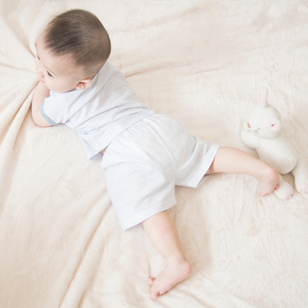 Mô tả Combo 3 Bộ Quần Áo Cộc Sơ Sinh Thỏ Sọc Mèo MIOMIO Cho Bé Trai, Bé Gái (Từ 0 - 24 Tháng), Vải Cotton - 2