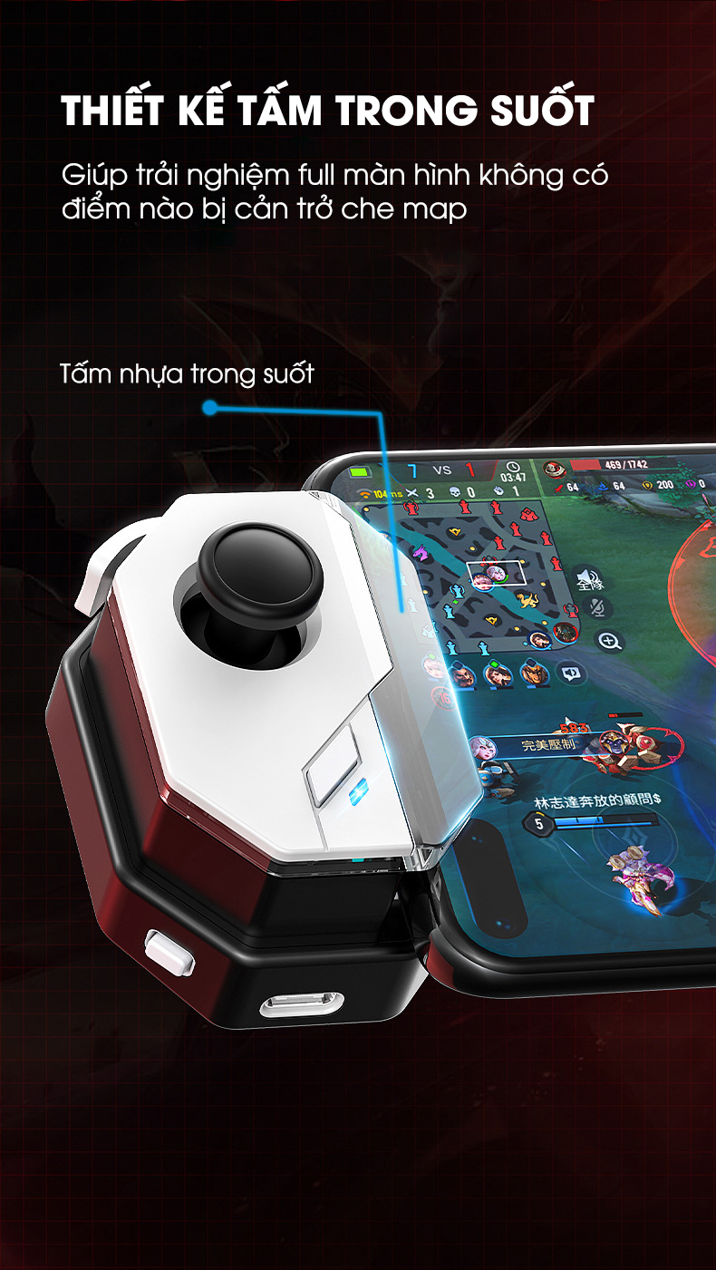 Thiết kế không che màn hình MEMO MB02
