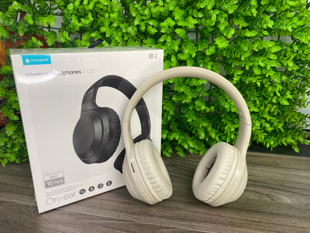 Headphone tai nghe bluetooth không dây chụp tai Rockspace O2 nghe nhạc ...