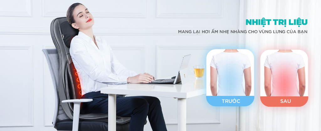 Mô tả Đệm Massage Toàn Thân KINGTECH KC-700 - Mát Xa 3D Chuyên Sâu Cho Lưng, Cổ Gáy - Quà Tặng Cho Bố Mẹ, Sếp, Khách Hàng - 5