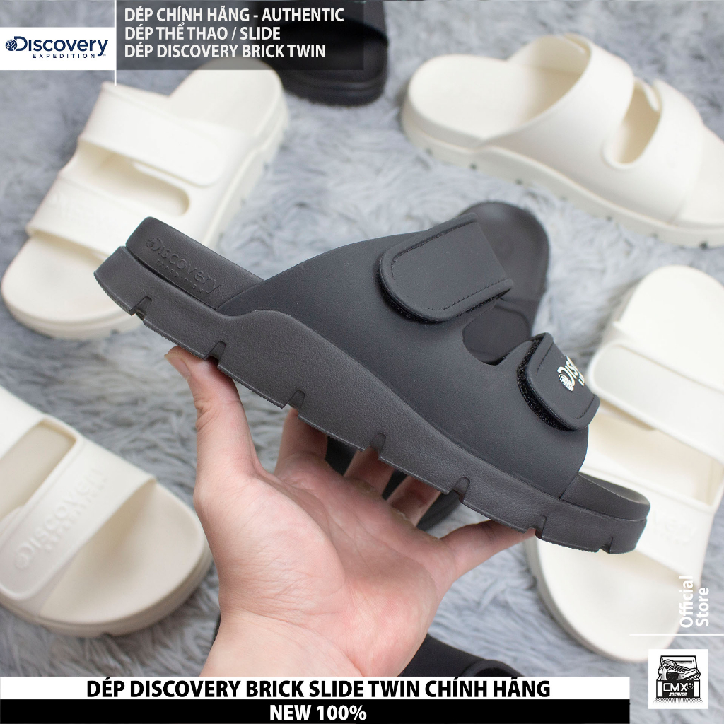 [ HÀNG CHÍNH HÃNG ] Dép Discovery Expedition BRICK SLIDE TWIN ( BEIGE ...