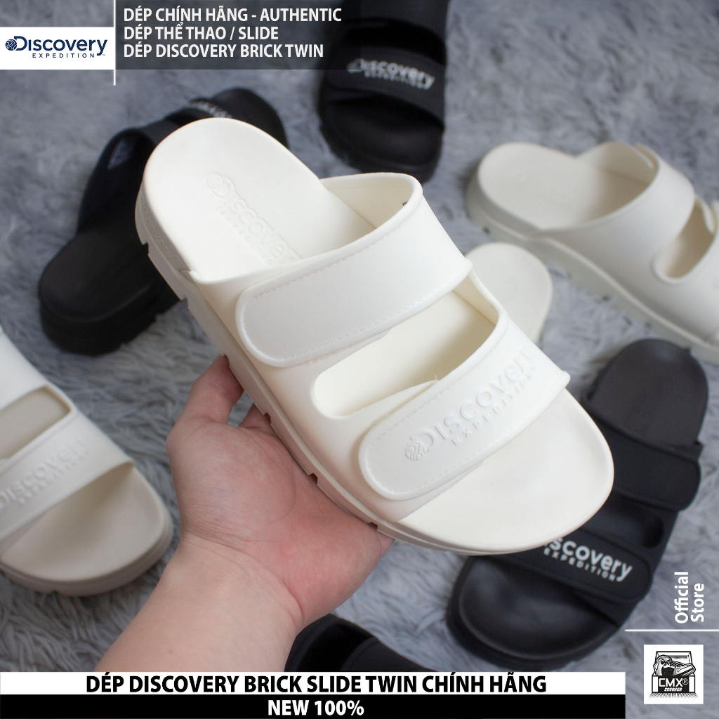 [ HÀNG CHÍNH HÃNG ] Dép Discovery Expedition BRICK SLIDE TWIN ( BEIGE ...