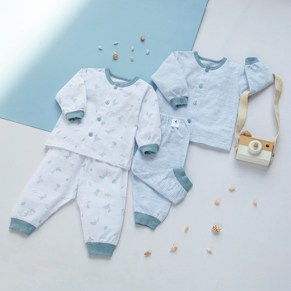 Mô tả Combo 3 Bộ Quần Áo Dài Sơ Sinh MIOMIO Cho Bé Trai, Bé Gái (Từ 0 - 24 Tháng), Vải Cotton - 2
