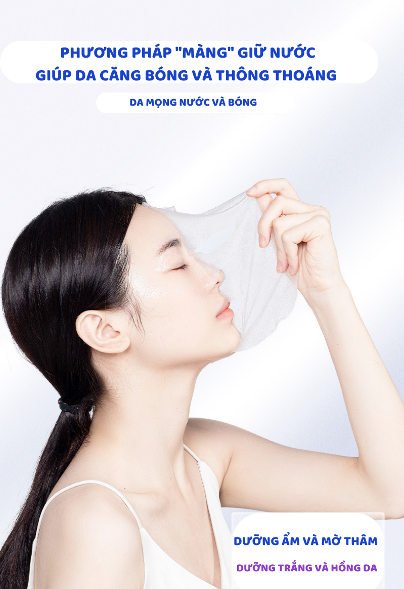 Mặt nạ dưỡng ẩm trắng da mặt HA Maycreate Mask 1 miếng mặt nạ giấy cấp ...